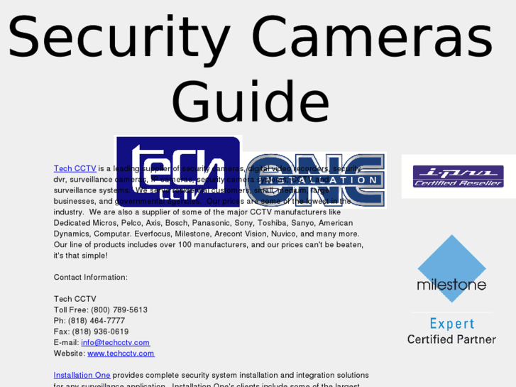 www.securitycamerasguide.com