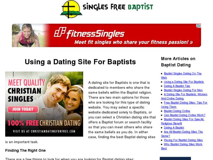 www.singlesfreebaptist.com