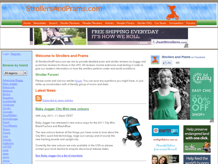 www.strollersandprams.com