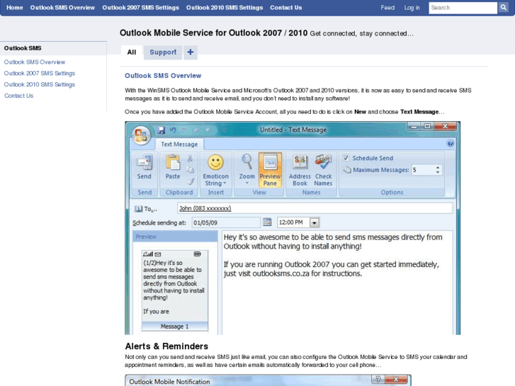 www.outlooksms.co.za