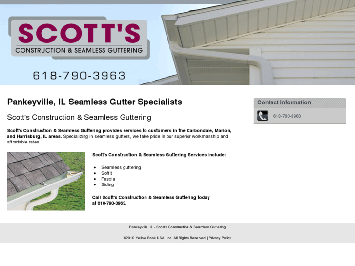 www.scottsconstructionandseamlessguttering.com