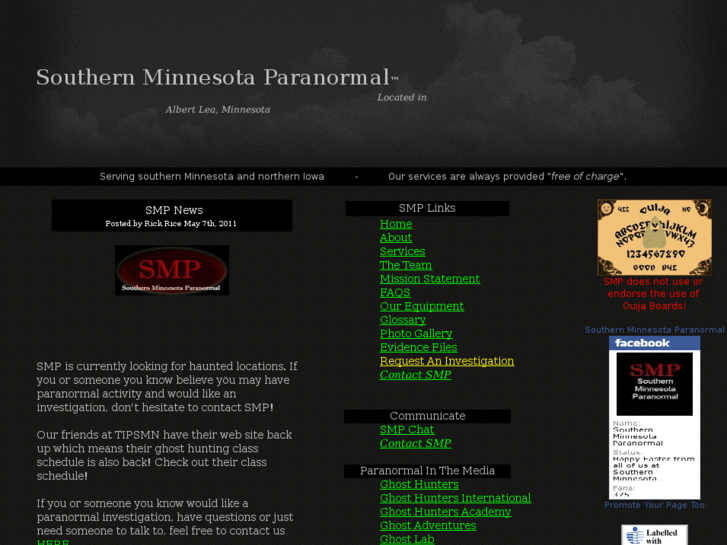 www.southernminnesotaparanormal.com