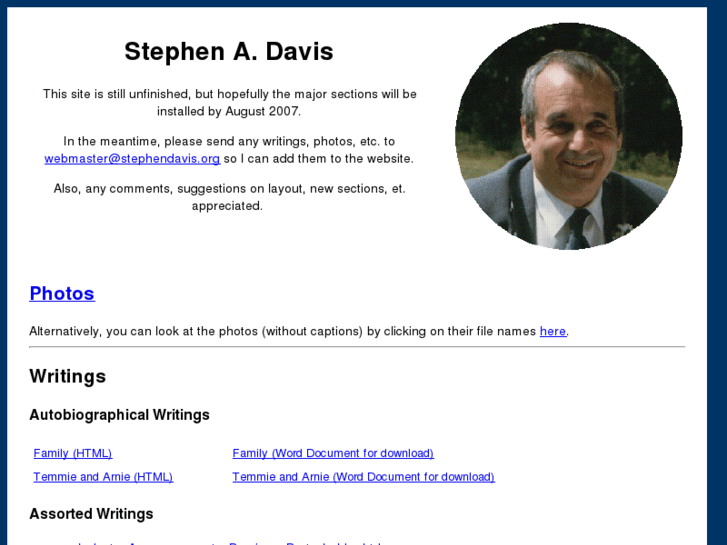 www.stephendavis.org