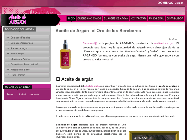 www.aceitedeargan.com.es