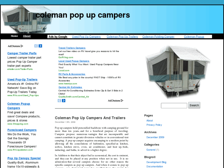 www.colemanpopupcampers.net