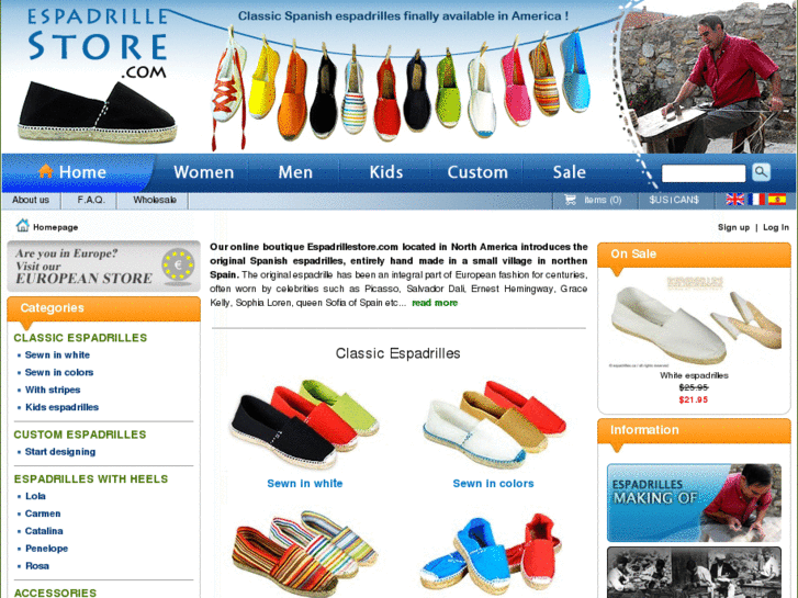 www.espadrillestore.com