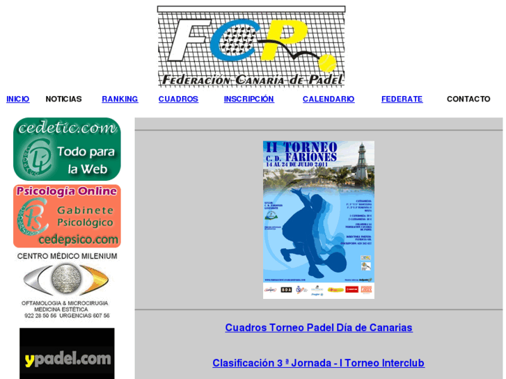 www.federacioncanariadepadel.com