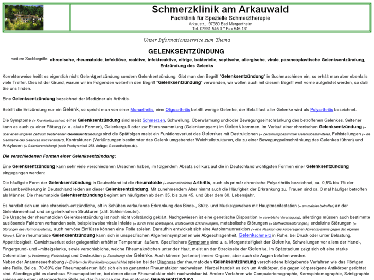 www.gelenksentzuendung.de