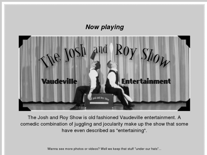 www.joshandroyshow.com