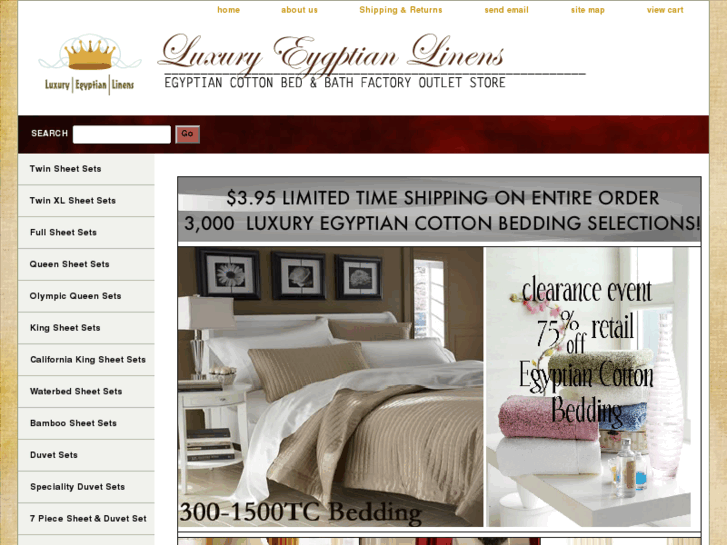 www.luxuryegyptianlinens.com