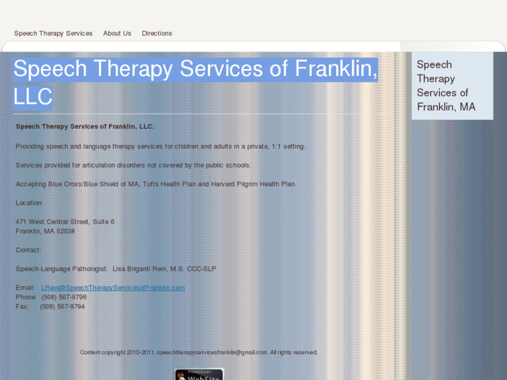 www.speechtherapyservicesoffranklin.com