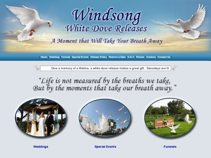 www.windsongwhitedoves.com