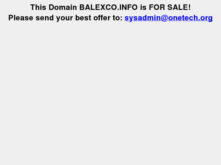 www.balexco.info