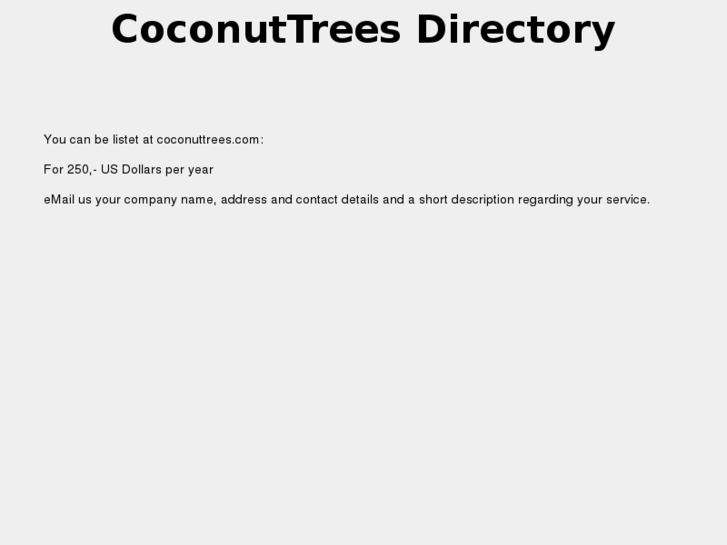 www.coconuttrees.com