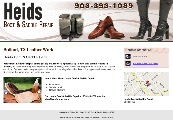 www.heidsbootandsaddlerepair.com