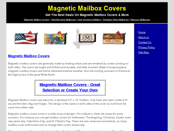 www.magneticmailboxcovers.net