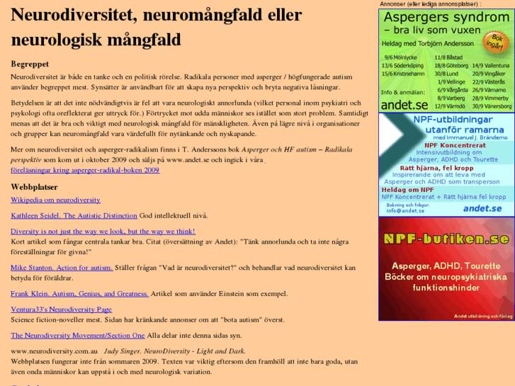 www.neurodiversitet.se