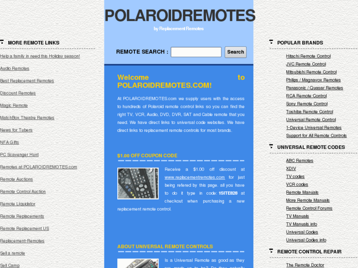 www.polaroidremotes.com