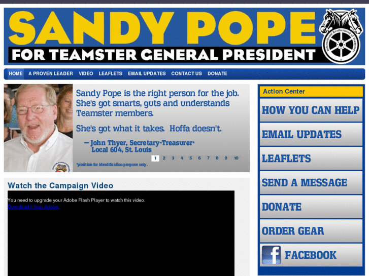 www.sandypope.org