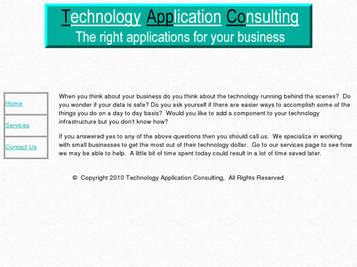 www.technologyapplicationconsulting.com