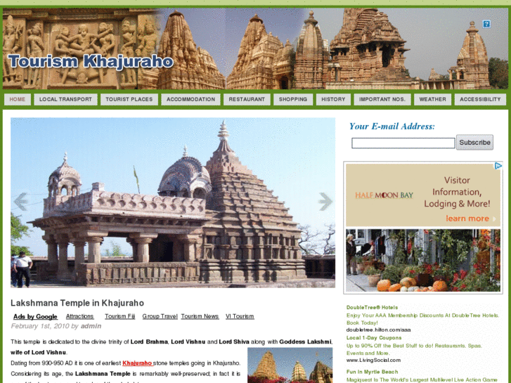 www.tourismkhajuraho.org