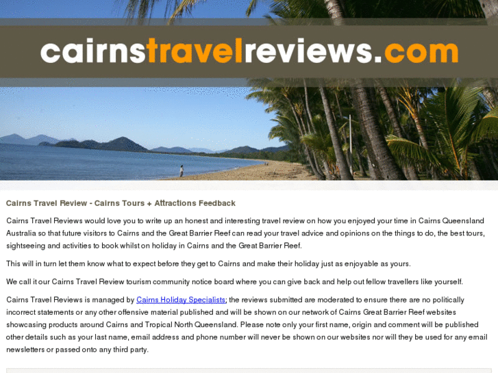 www.cairnstravelreviews.com