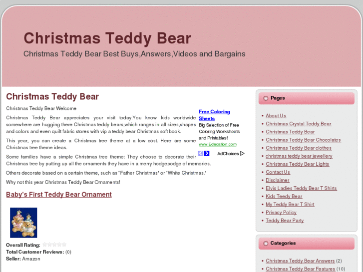 www.christmasteddybear.net