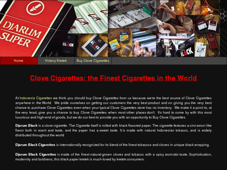 www.clovescigarettes.com