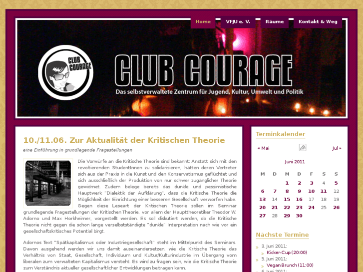 www.clubcourage.de