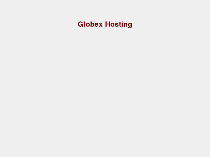 www.globexhosting.com