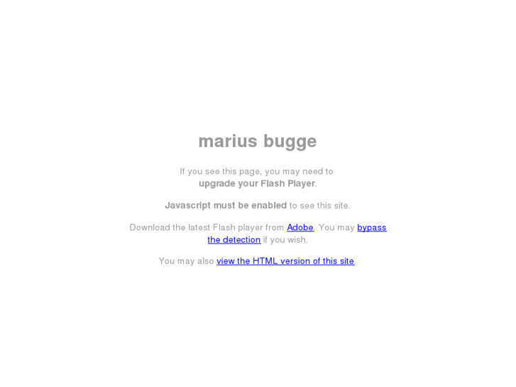 www.mariusbugge.com