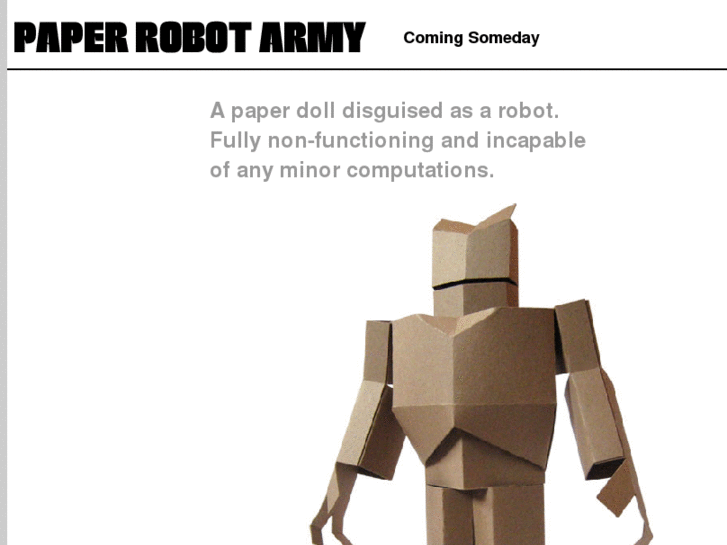 www.paperrobotarmy.com