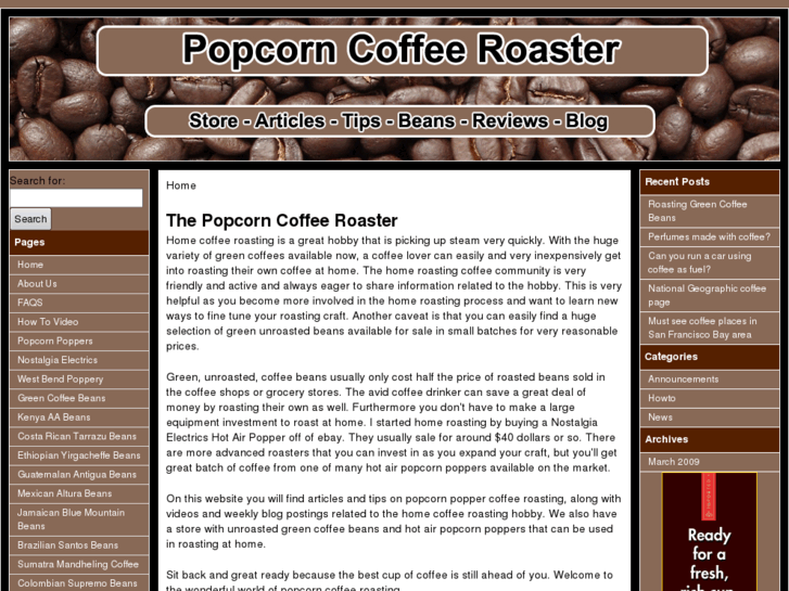 www.popcorncoffeeroaster.com