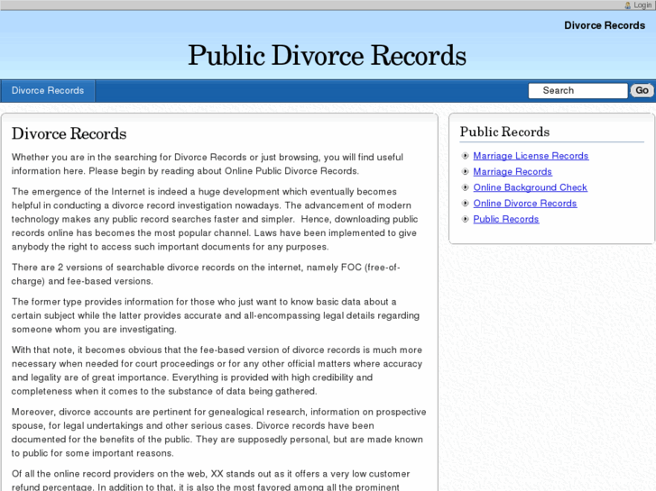 www.states-divorce-records.com