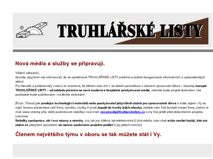 www.truhlarskelisty.cz