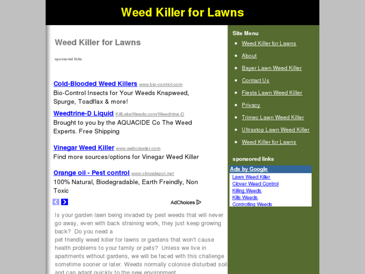 www.weedkillerforlawns.net