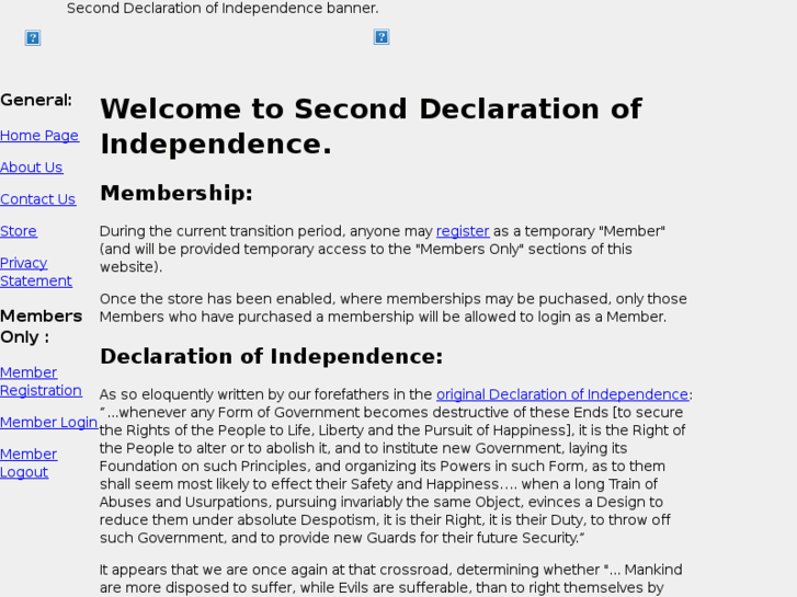 www.2nddeclarationofindependence.net