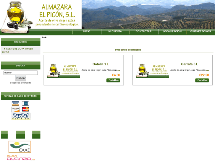 www.almazaraelpicon.es