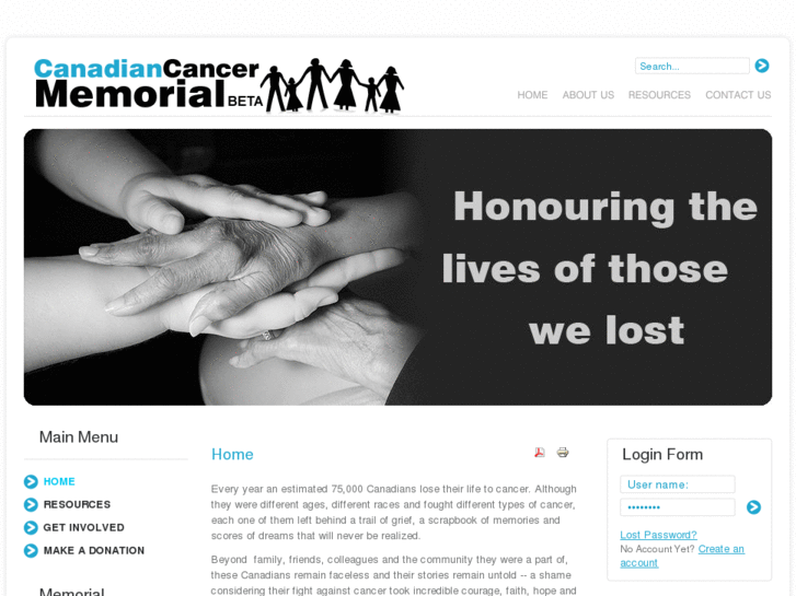 www.canadiancancermemorial.com