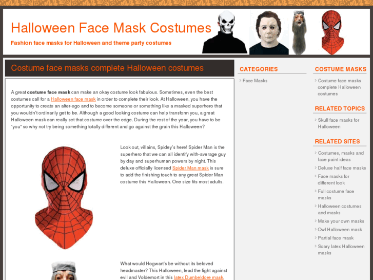 www.costumefacemask.com