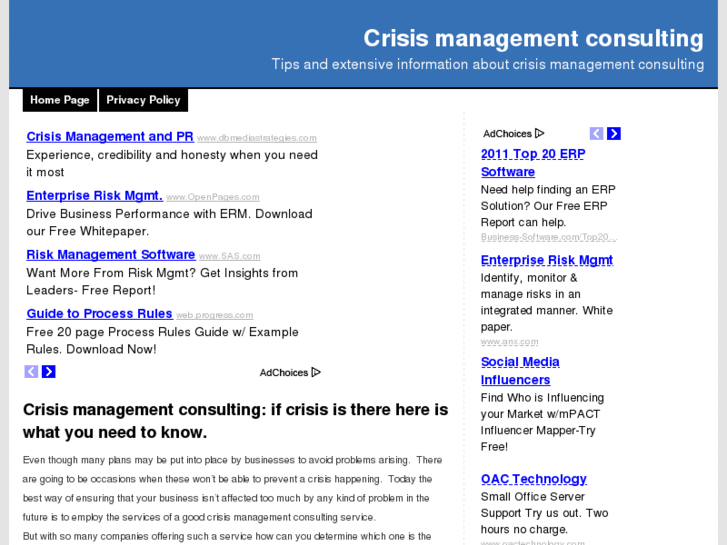 www.crisismanagementconsulting.org