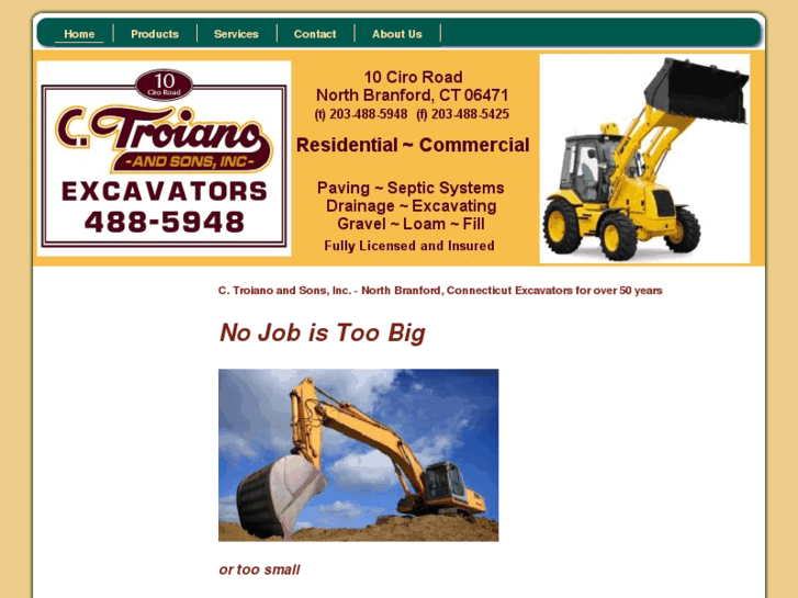 www.ctroianoexcavators.com