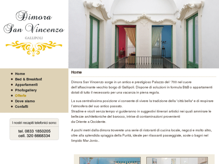 www.dimorasanvincenzo.it