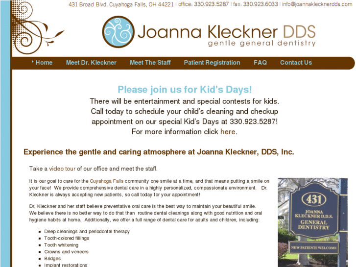 www.drjoannakleckner.com