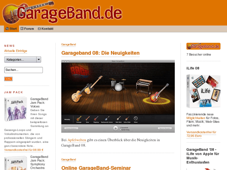 www.garageband.de