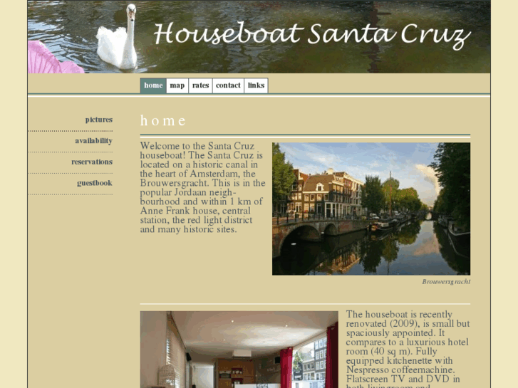 www.houseboatsantacruz.nl