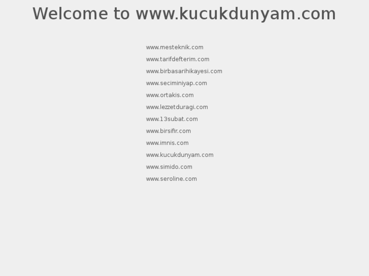 www.kucukdunyam.com