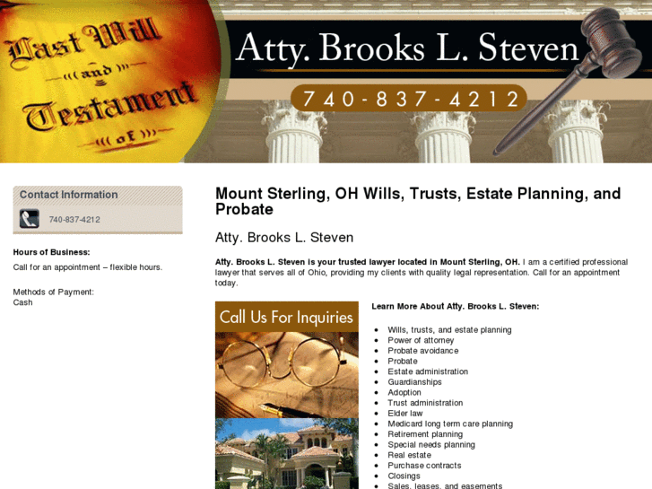 www.lstevenbrookslawoffice.com