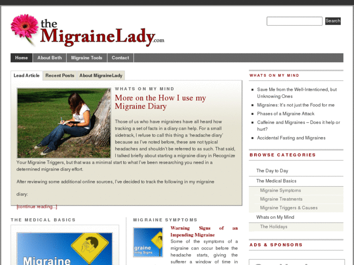 www.migrainelady.com