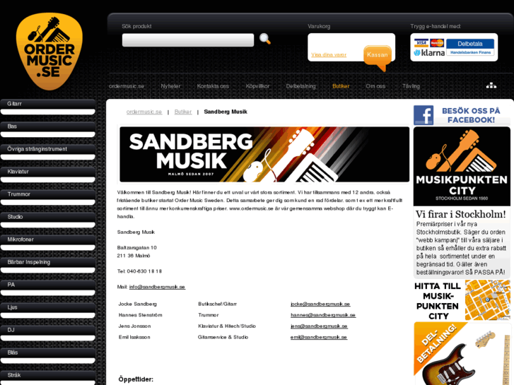 www.sandbergmusik.se